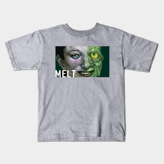 Melt Kids T-Shirt by ChurchOfRobot